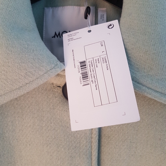 Brand New Long Tailored Oversized Coat - Mint - Picture 3 of 4